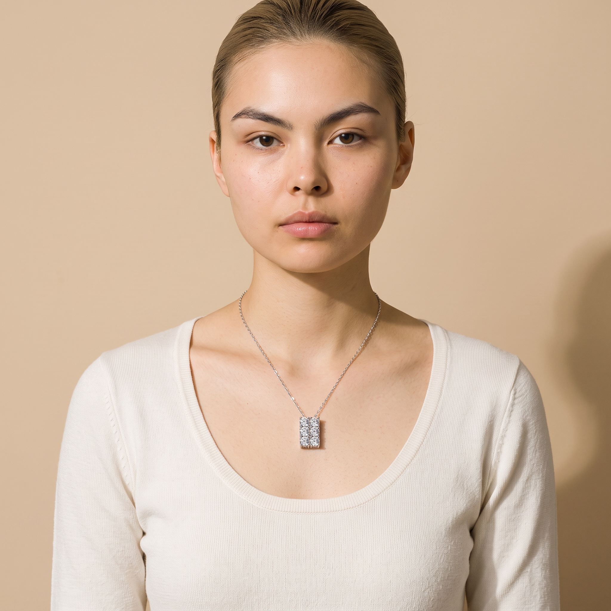 Neva Cluster Necklace