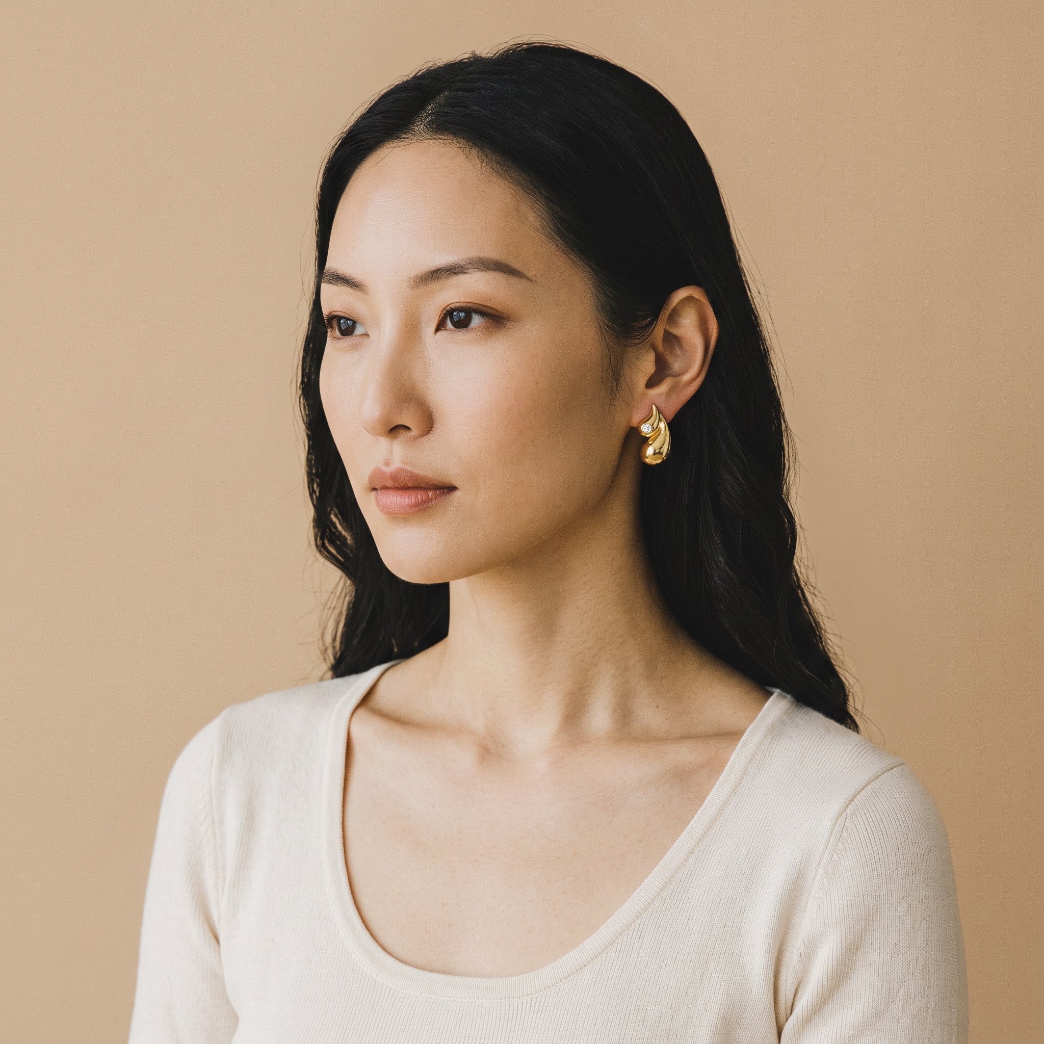 Delia Teardrop Studs