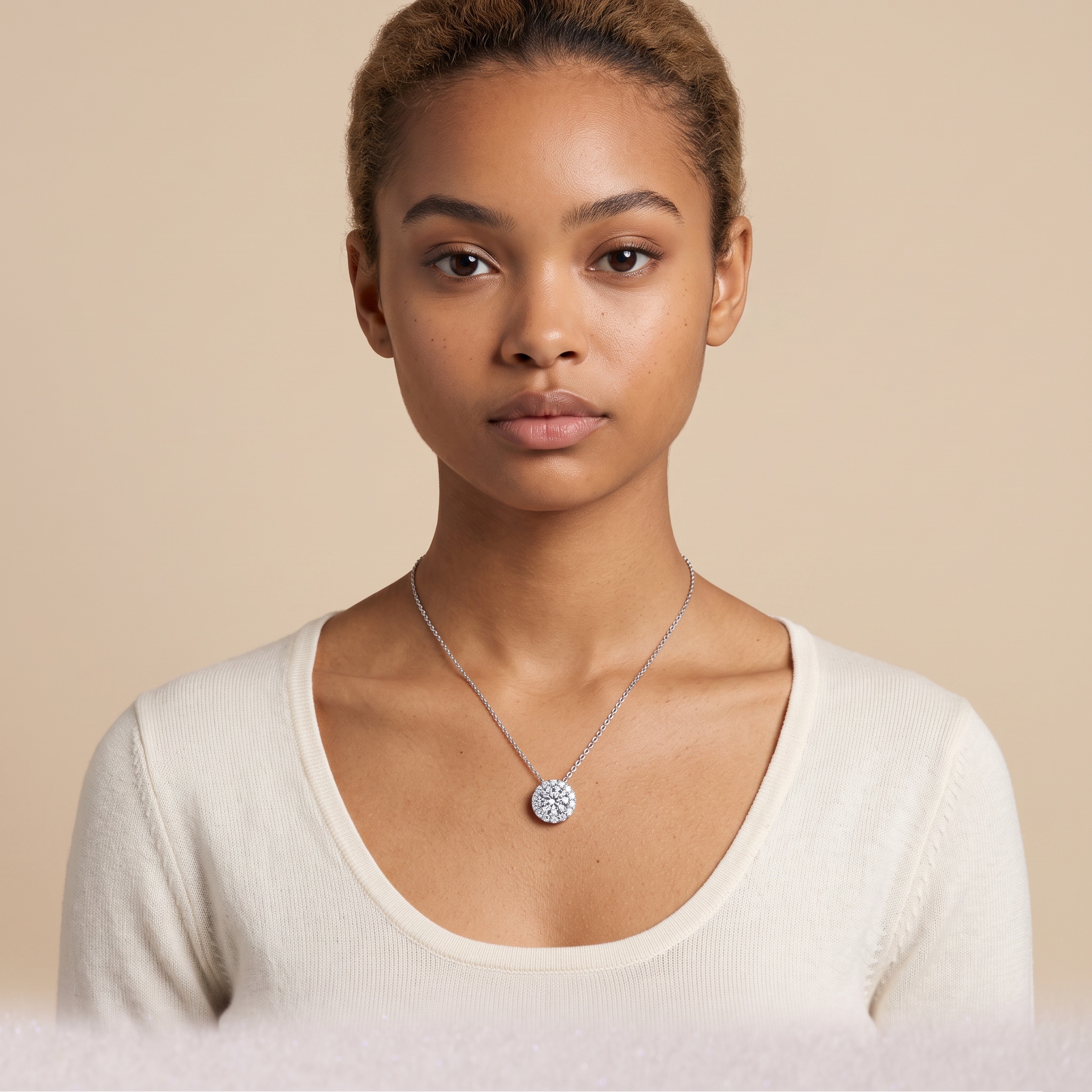 Aurore Halo Necklace