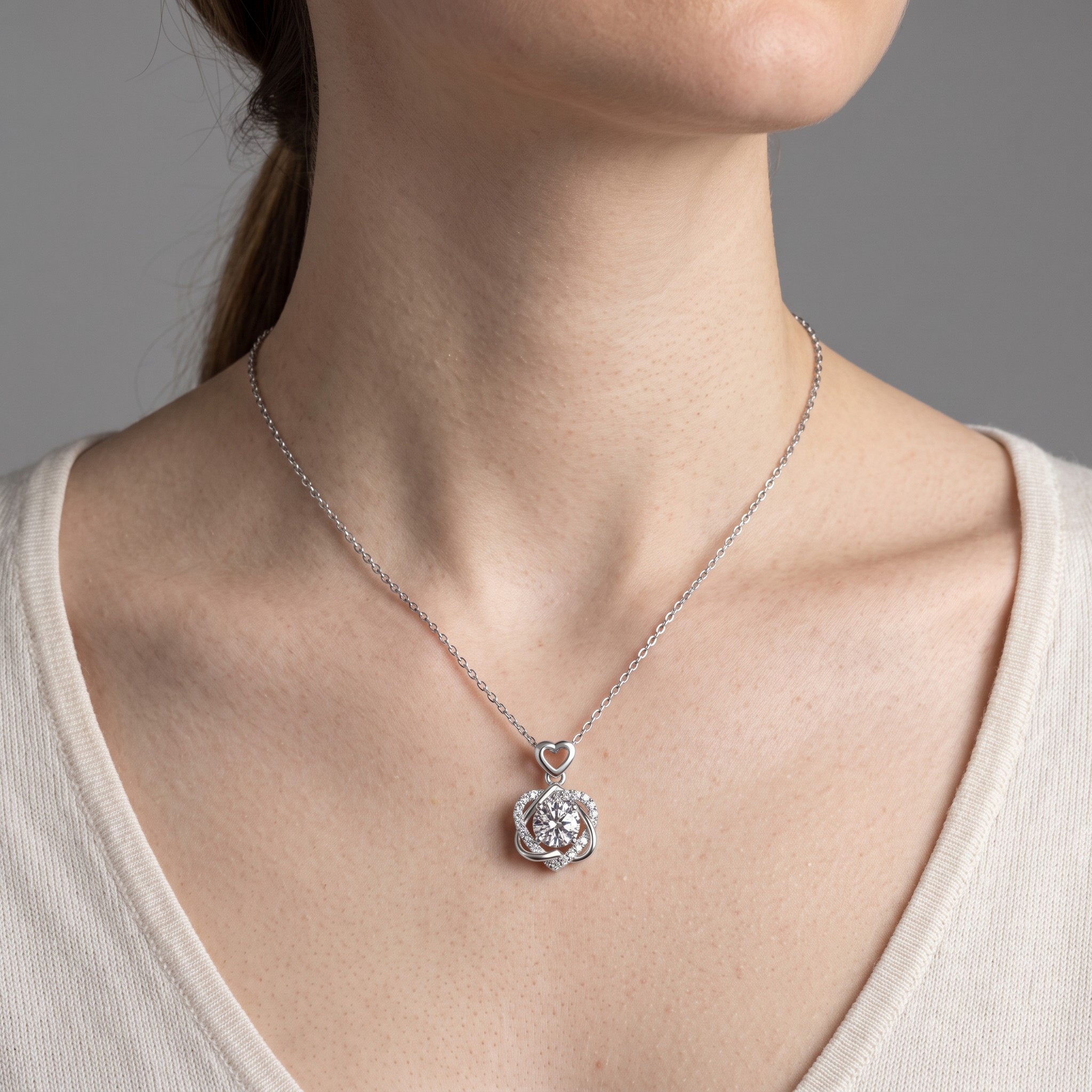 Rosalie Knot Necklace
