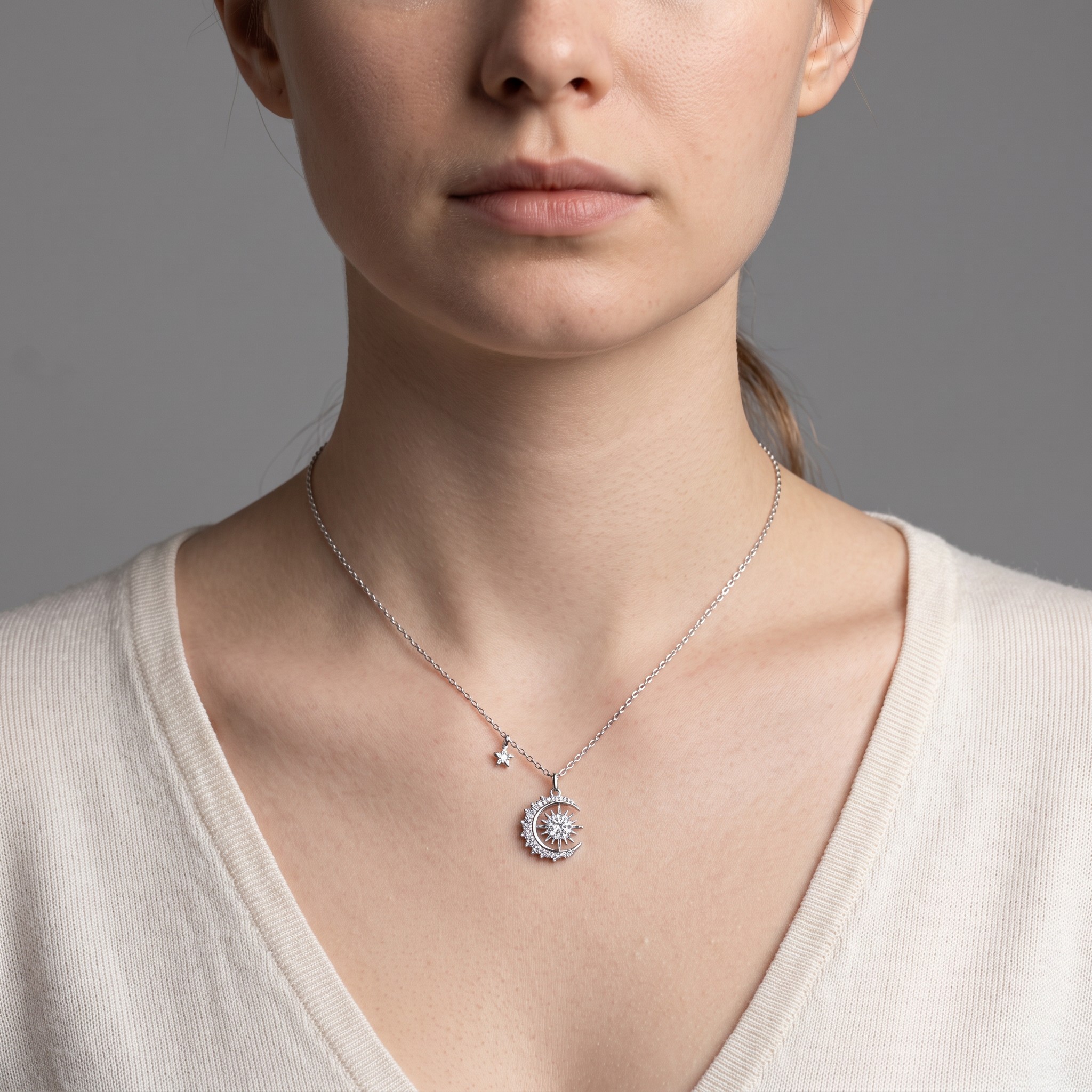 Lune Crescent Necklace